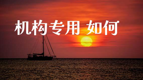 机构专用 如何_https://wap.lcjysmgs.com_金融交易_第1张
