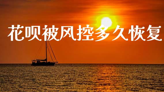 花呗被风控多久恢复_https://wap.lcjysmgs.com_原油期货_第1张