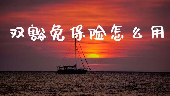 双豁免保险怎么用_https://wap.lcjysmgs.com_债券基金_第1张