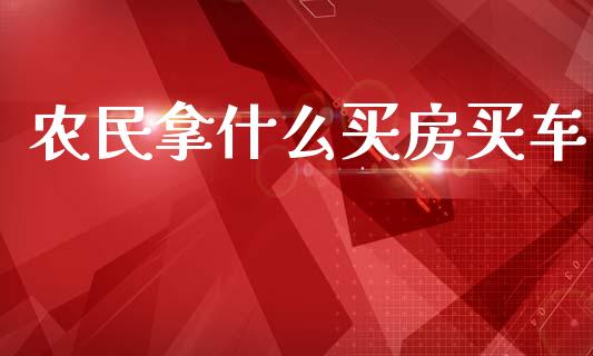 农民拿什么买房买车_https://wap.lcjysmgs.com_债券基金_第1张