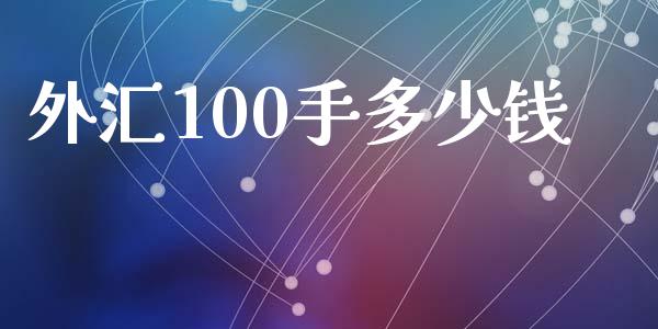 外汇100手多少钱_https://wap.lcjysmgs.com_金融交易_第1张