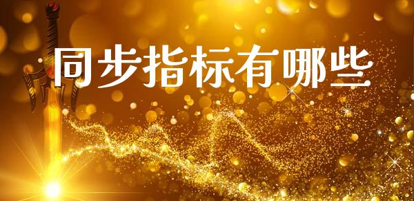 同步指标有哪些_https://wap.lcjysmgs.com_债券基金_第1张