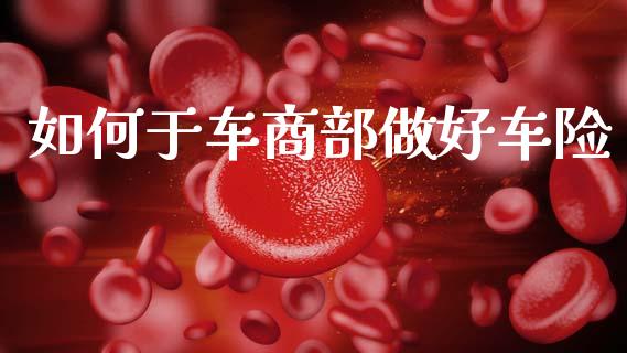 如何于车商部做好车险_https://wap.lcjysmgs.com_金融交易_第1张