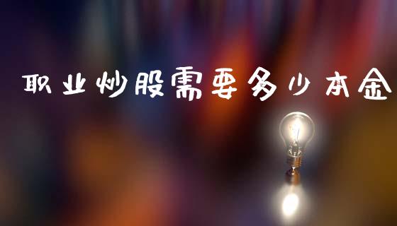 职业炒股需要多少本金_https://wap.lcjysmgs.com_元宇宙_第1张