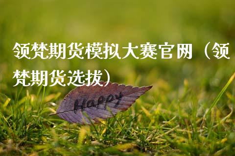 领梵期货模拟大赛官网（领梵期货选拔）_https://wap.lcjysmgs.com_元宇宙_第1张