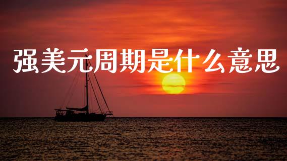 强美元周期是什么意思_https://wap.lcjysmgs.com_原油期货_第1张