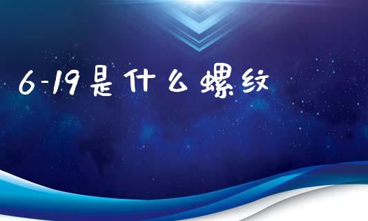 6-19是什么螺纹_https://wap.lcjysmgs.com_债券基金_第1张