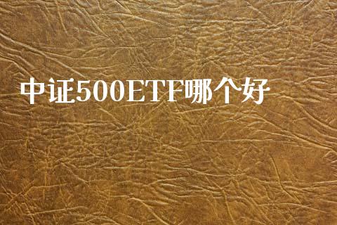 中证500ETF哪个好_https://wap.lcjysmgs.com_债券基金_第1张