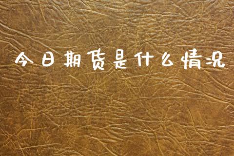 今日期货是什么情况_https://wap.lcjysmgs.com_原油期货_第1张