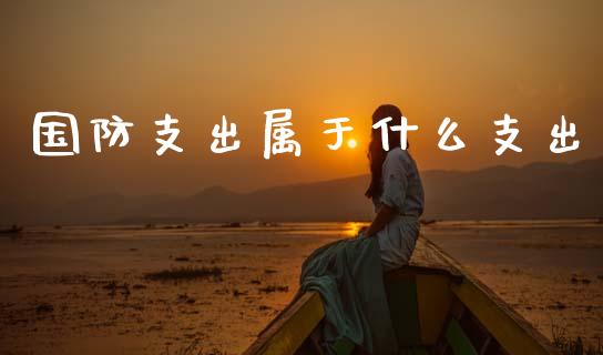国防支出属于什么支出_https://wap.lcjysmgs.com_元宇宙_第1张