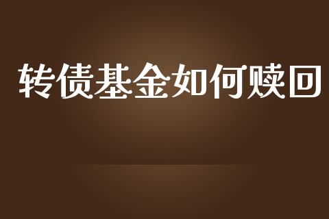 转债基金如何赎回_https://wap.lcjysmgs.com_金融交易_第1张