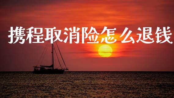 携程取消险怎么退钱_https://wap.lcjysmgs.com_元宇宙_第1张