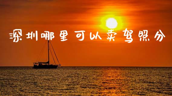 深圳哪里可以卖驾照分_https://wap.lcjysmgs.com_元宇宙_第1张