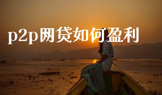 p2p网贷如何盈利_https://wap.lcjysmgs.com_金融交易_第1张