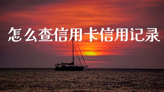 怎么查信用卡信用记录_https://wap.lcjysmgs.com_原油期货_第1张