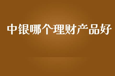 中银哪个理财产品好_https://wap.lcjysmgs.com_债券基金_第1张