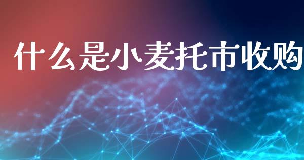 什么是小麦托市收购_https://wap.lcjysmgs.com_债券基金_第1张