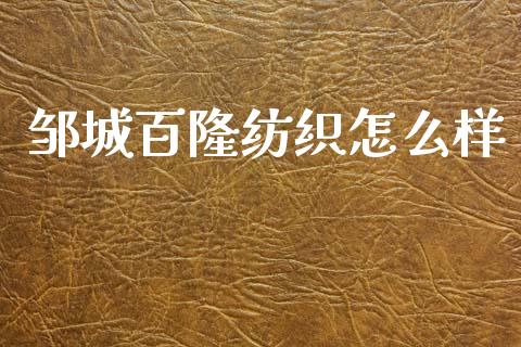 邹城百隆纺织怎么样_https://wap.lcjysmgs.com_债券基金_第1张