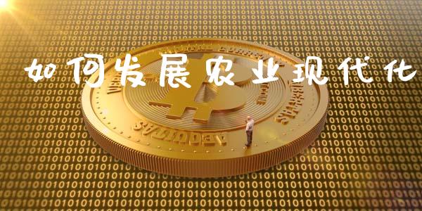 如何发展农业现代化_https://wap.lcjysmgs.com_元宇宙_第1张