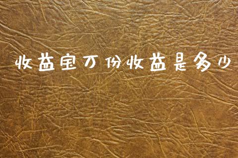 收益宝万份收益是多少_https://wap.lcjysmgs.com_债券基金_第1张