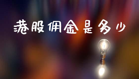 港股佣金是多少_https://wap.lcjysmgs.com_债券基金_第1张