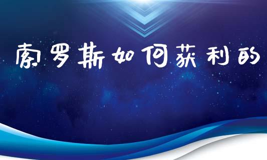 索罗斯如何获利的_https://wap.lcjysmgs.com_元宇宙_第1张