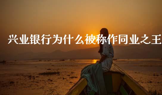 兴业银行为什么被称作同业之王_https://wap.lcjysmgs.com_金融交易_第1张