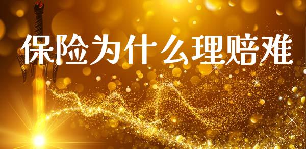 保险为什么理赔难_https://wap.lcjysmgs.com_债券基金_第1张