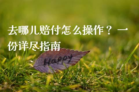 去哪儿赔付怎么操作？ 一份详尽指南_https://wap.lcjysmgs.com_原油期货_第1张