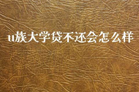 u族大学贷不还会怎么样_https://wap.lcjysmgs.com_金融交易_第1张