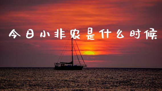 今日小非农是什么时候_https://wap.lcjysmgs.com_债券基金_第1张