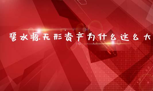 碧水源无形资产为什么这么大_https://wap.lcjysmgs.com_债券基金_第1张