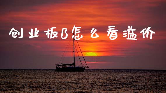 创业板B怎么看溢价_https://wap.lcjysmgs.com_金融交易_第1张