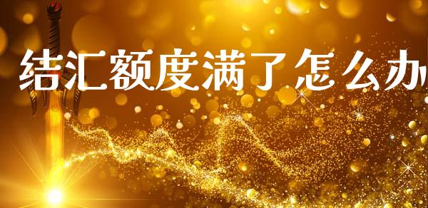 结汇额度满了怎么办_https://wap.lcjysmgs.com_债券基金_第1张