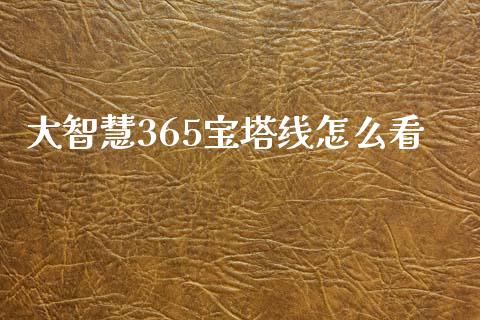 大智慧365宝塔线怎么看_https://wap.lcjysmgs.com_债券基金_第1张