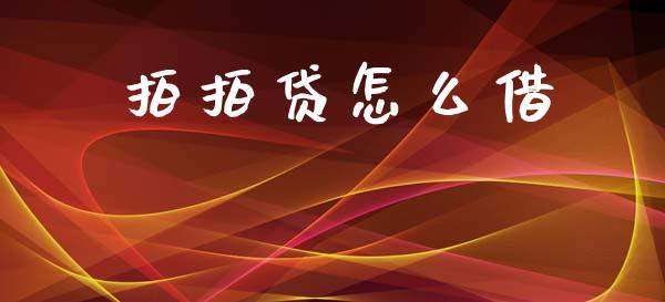 拍拍贷怎么借_https://wap.lcjysmgs.com_债券基金_第1张