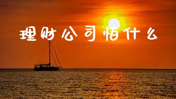 理财公司怕什么_https://wap.lcjysmgs.com_原油期货_第1张