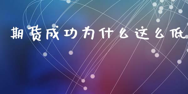 期货成功为什么这么低_https://wap.lcjysmgs.com_金融交易_第1张