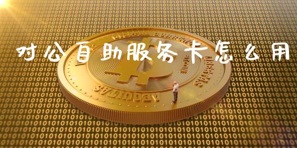 对公自助服务卡怎么用_https://wap.lcjysmgs.com_金融交易_第1张