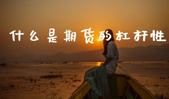 什么是期货的杠杆性_https://wap.lcjysmgs.com_金融交易_第1张