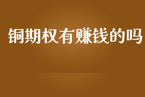 铜期权有赚钱的吗_https://wap.lcjysmgs.com_债券基金_第1张