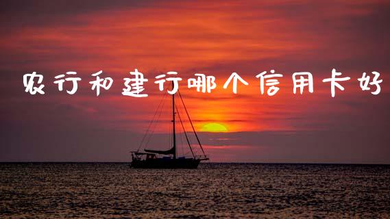 农行和建行哪个信用卡好_https://wap.lcjysmgs.com_债券基金_第1张