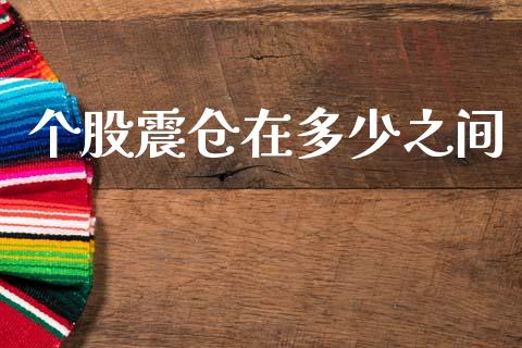 个股震仓在多少之间_https://wap.lcjysmgs.com_金融交易_第1张