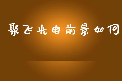 聚飞光电前景如何_https://wap.lcjysmgs.com_债券基金_第1张