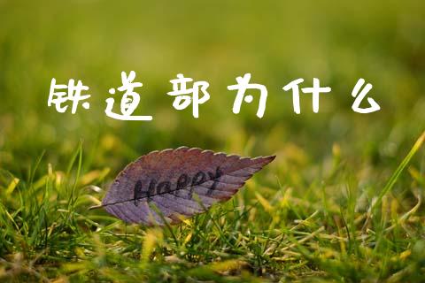 铁道部为什么_https://wap.lcjysmgs.com_原油期货_第1张
