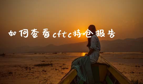 如何查看cftc持仓报告_https://wap.lcjysmgs.com_债券基金_第1张