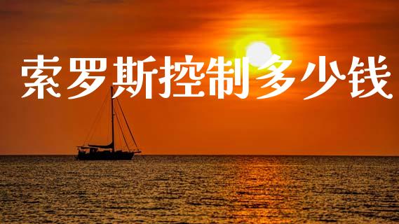 索罗斯控制多少钱_https://wap.lcjysmgs.com_金融交易_第1张