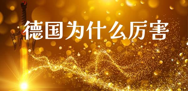 德国为什么厉害_https://wap.lcjysmgs.com_金融交易_第1张