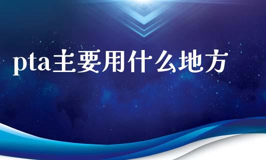 pta主要用什么地方_https://wap.lcjysmgs.com_元宇宙_第1张
