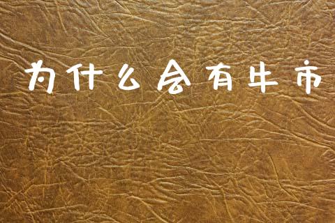 为什么会有牛市_https://wap.lcjysmgs.com_原油期货_第1张